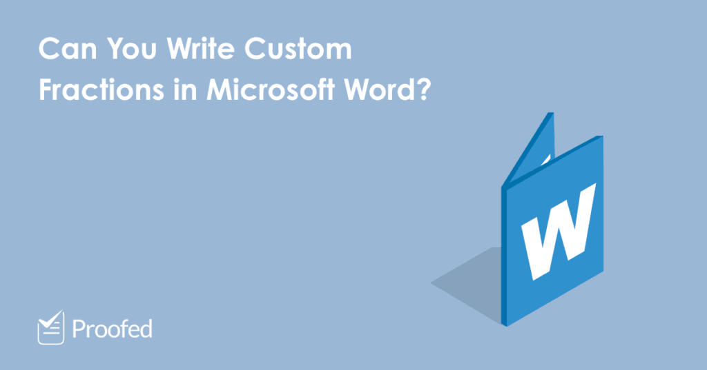 How to Type Fractions in Microsoft Word