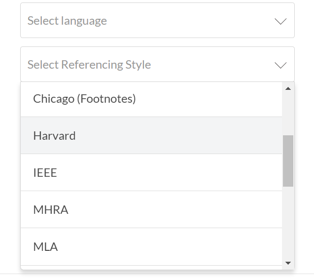 How To Select A Referencing Style