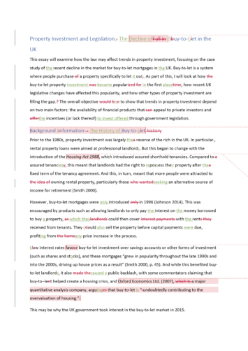 Accounting And Finance Proofreading Example (After Editing)