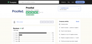 Proofed Trustpilot